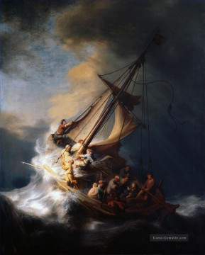 Christus im Sturm auf das Meer von Galiläa Rembrandt Ölgemälde
